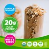 Orgain Organic Simple Vegan Protein Powder, Peanut Butter - 20g Plant Based Protein, Made with Fewer Ingredients, No Stevia or Artificial Sweeteners, Gluten Free, Dairy Free, Soy Free - 1.25lb