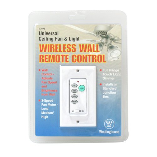 Westinghouse 7787500 Wireless Ceiling Fan and Light Wall Control