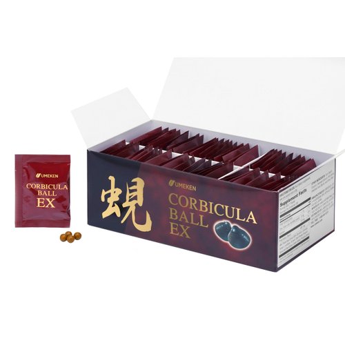 Umeken Corbicula Ball EX - for Liver Health, Rich in Essential Amino Acids, Vitamins, and Minerals, 2-Month Supply (60 Packets)