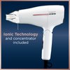 Conair Travel Hair Dryer, 1875W Worldwide Travel Hair Dryer with Smart Voltage Technology and Folding Handle