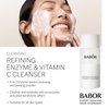 BABOR Refining Enzyme & Vitamin C Cleanser, Enzyme Powder Cleanser, Exfoliating Face Wash Polish, Gentle Facial Scrub to Brighten and Even Complexion