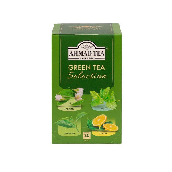 Ahmad Tea Green Tea Selection, 20-Count (Pack of 6)