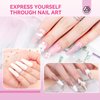 Saviland Acrylic Nail Brushes for Beginners: 3PCS Acrylic Nail Brush Set Size 14 10 6 Nail Brushes for Acrylic Application Pink Handle Acrylic Powder Brush Sturdy Kolinsky Hair Brush Nail Art Kit