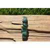 Green Quartz Stone French Barrette Hair Clip