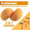 LAVEVE Knockdown Texture Sponge, Wall Patch, Drywall Patch/Repair, Texture Patch Sponge, Home Decor Sponge for DIY Painting Ceiling Wall Texture - 2 Pcs