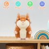 Qrooper Toddler Toys Talking Hamster Repeats What You Say Stuffed Animals Toys for Kids, Talking Toys for 2 3 Year Old Girl Boy, Interactive Autism Sensory Toys for Kids Gifts