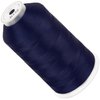 New brothread - Single Huge Spool 5000M Each Polyester Embroidery Machine Thread 40WT for Commercial and Domestic Machines - Navy Blue (Janome Color)