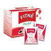 FITNE Strawberry Herbal Detox Tea Fruity Myrobalan Rhubard Senna Infusion Cleansing High Antioxidant No Calories Stevia Sweetener, 12 Tea Bags