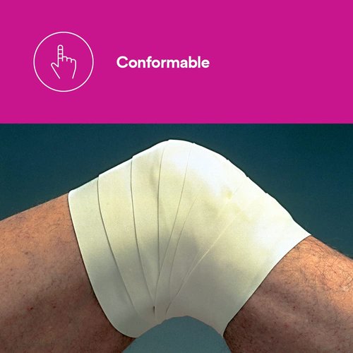 3M™ Microfoam™ Surgical Tape 1528-3, 3 inch x 5 1/2 yard (7,5cm x 5cm) Stretched,4 Rolls/Carton 6 Cartons/Case