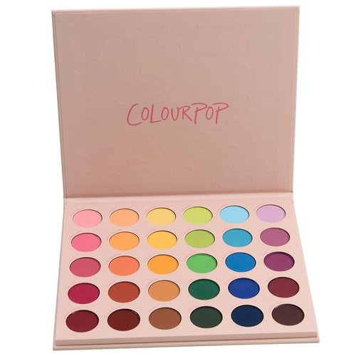 Colourpop Matte About Hue Eyeshadow Palette Mega Rainbow Pressed Powder