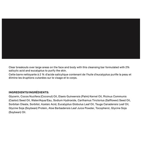 PCA SKIN Blemish Control Acne Cleanser Bar with 2% Salicylic Acid, Acne Wash for Face and Body, 3.2 fl oz Jar