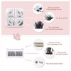 Lash Clusters, 96 Pcs Individual Cluster Lashes DIY Lash Extension 10-16mm Eyelash Clusters Volume Wispy Lashes Super Thin Band Reusable Soft & Comfortable（T01-96-D-10-16MIX）
