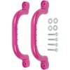 Swing Set Stuff Playground Handles with SSS Logo Sticker, Pink, 10"