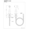 Kingston Brass KBSPR15 Made to Match Kitchen Faucet Side Sprayer, Oil Rubbed Bronze