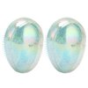 2pcs Hair Brush - Egg Round Shape Comb Cute Wet and Dry Use Portable Massage Detangling Brush for Beauty Salon and Home