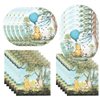 ARWANG 40Pack Winnie the Pooh birthday Party Supplies include 20 plates, 20 napkins for the Pooh Bear party decoration