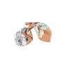 3pcs Fashion Bow Scrunchies for Women, Elastic Print Flower Scrunchies with Elastic Hair Ties Bands, Bowknot Floral Hair Rope Ribbons Ponytail Holder