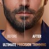 King C. Gillette Beard Trimmer PRO with 40 Beard Length Settings in Precise 0.5mm Steps, Cordless Design & 1 Trimmer, 1 Brush, 2 Combs, 1 Charger and 1 Zip Pouch