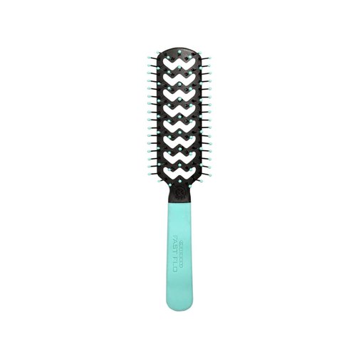 Cricket Static Free Fast Flo Color Vent Hair Brush for Blow Drying, Styling and Detangling for Long Short Thick Thin Curly Straight Wavy All Hair Types, CommitMint (Mint)