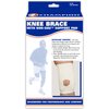 CHAMPION Knee Brace with Hor-Shu Support Pad, White, Medium