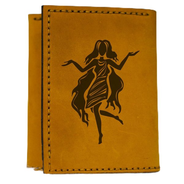 VietsWay Men's Virgo Handmade Natural Genuine Leather Blocking Trifold Wallet MHLT_07