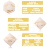Tnstk Date Night Dice, Funny Couple Dice Game, Portable Couple Dice Kit for Adults Women Men Husband Girlfriend Boyfriend (White)