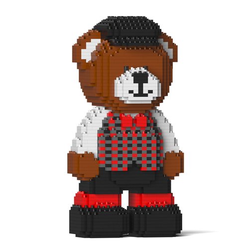JEKCA Bear (Welsh) 01S | Plastic Building Blocks | Age 14+