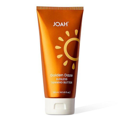 JOAH Beauty Golden Daze Sunless Tanning Body Butter, Glow Self Tanner Lotion For Face & Body, Bronzing Moisturizer for Gradual Sunless Natural Looking Streak No Tan with Hydrating Jojoba Oil, 4.1 Oz