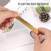 3PCS Gold Washi Tape - Metallic Foil Masking Tapes Stickers Self Adhesive Art Paper Tape Decorative Graphic Tape for DIY Craft Scrapbooking Gift Wrapping, 16ft. x 0.6in.