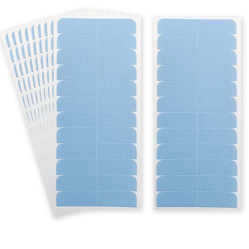 Kachanaa 120 Pieces Lace Front Wig Tape Double Sided Adhesive Waterproof Lace Glue for Front Lace Wig Tape in Hair Extension (Blue)