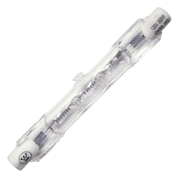 WESTINGHOUSE LIGHTING CORP 04775 300-watt T3 DE Halogen Bulb, 1 Pack, Clear