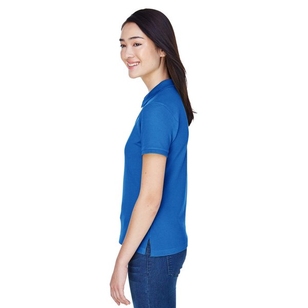 Harriton Women's 6 oz Ringspun Cotton Pique Short Sleeve Polo Shirt