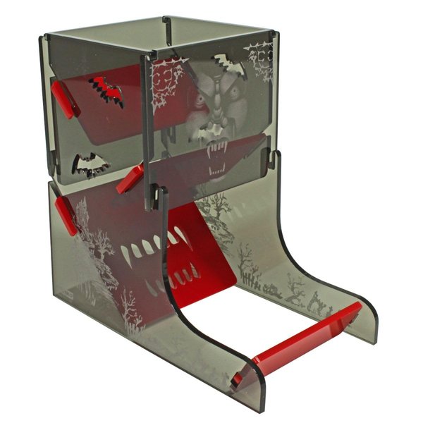 LITKO Horror Themed Dice Tower | Dice Roller | Dice Tumbler | Dice Boot | TTRPG | Board Games (Vampire)