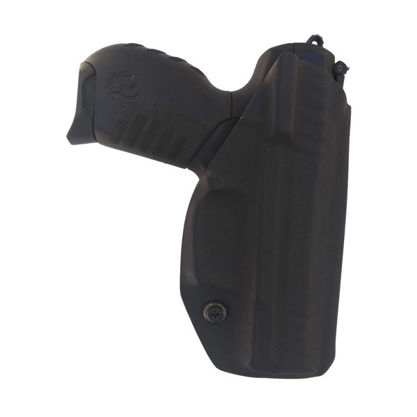 Black Jacket Holster Gun Holsters | Inside Waistband Concealed Carry Holster | IWB KYDEX Firearm Accessories with Adjustable Retention (Black Left, Ruger SR22)