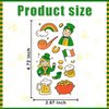Partywind 20 Sheets St Patrick's Day Tattoos for Kids Gifts, 156 Styles Saint Patrick's Day Irish Decorations Accessories, Shamrock Tattoos Stickers Party Supplies for Green Day Party Games