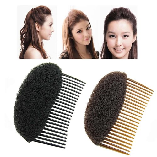Hiibaby® 2pcs BUMP IT UP Volume Inserts Do Beehive hair styler Insert Tool Hair Comb (Beige)