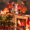 3D Fake Fire USB Rechargeable Fake Campfire, Portable Fake Fire Light Electric Fake Flame Light Fake Flame Lamp, Campfire Electric Campfire Halloween Christmas Party Decorations (3D Triangle Flame)