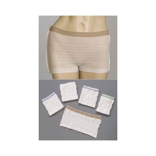 MediChoice Incontinence Underwear Mesh Brief, Polyester/Spandex, XXXXL, White Waistband- 1314MB8005 (Bag of 5)