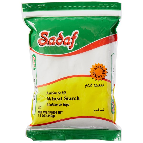 Sadaf Wheat Starch - Cook Asian dishes with 澄粉 - Bugday Nisastasi - Kosher, Halal and Vegan - 12 oz bag