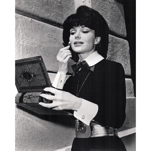 Francine York holds lipstick as Lydia Limpit henchwoman Movie Market iconic Hollywood 24x36 inch Poster