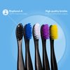 The Humble Co. Plant Based Black Toothbrush (5pk) – Vegan, Soft Toothbrush Set with BPA Free Bristles, Best Toothbrush for Superior Oral Care and Superb Teeth Cleaning (5 Brushes)