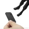 TITAWU 26PCS 6 inch Action Figure Display Stand, Toy Support Holder Display Stand with Peg, Compatible with 1/12 Scale Mavel Legends Series/Gi Jeo Classified Series/D C/Mo tu Figures, Black Square