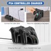Charger Dock Station for PS4, 1.8 Hrs Fast Charging for PS4 Charging Station, with LED Indicator Charging Chip, Dual USB Charger Dock for PS4/PS4 Slim/PS4 Pro Charger
