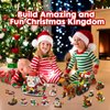 Qreninv Calendar 2024 Christmas Building Blocks Set, 6 in 1 Christmas Toys, Building Blocks Toys Holiday Countdown Calendars, Ideas Gift for for Teens Boys Girls 6-12 Year (Small Santa)