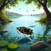 Black Cicada Fishing Catcher - Freshwater Attractant Lures, Bass Fish Baits | Fishing Supplies Strong Hook Reusable Swim Baits for Lake Pond, Fish Tackle Realistic Cicada Shaped Lures