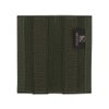 KRYDEX Double 9mm Magazine Holder Elastic Mag Holder with Hook Fasteners for MK3 and MK4 Chest Rig (Ranger Green)