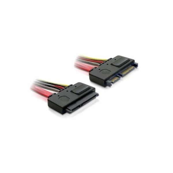 DeLOCK SATA Extension Cable 20cm 22Pin Male to 22Pin Female