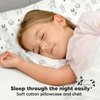Toddler Pillow with Pillowcase - 13x18 My Little Dreamy Pillow, Organic Cotton Toddler Pillows for Sleeping, Kids Pillow,Travel Pillows,Mini Pillow,Nursery Pillow,Toddler Bed Pillow (KeaFriends)