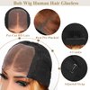 Wear and Go Glueless Bob Wig Human Hair 4/27 Ombre Highlight Bob Wig Human Hair Glueless 4x4 HD Lace Closure Glueless Wigs Human Hair Pre Plucked 180% Density Short Straight Blonde Bob Wigs for Women