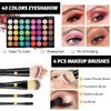 Fenshine All In One Makeup Kit, Makeup Kit for Women Full Kit, Makeup Gift Set for Women Beginners, Makeup Essential Starter Bundle Include Eyeshadow Palette Lipstick Eyebrow Pencil Brush Set (Type C)